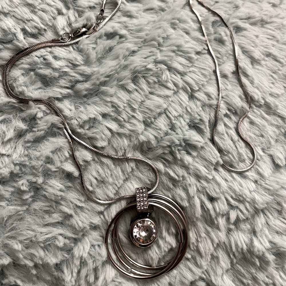 Circular Long Costume Jewelry Necklace